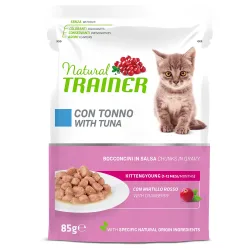 Natural Trainer Kitten & Young  - 12 x 85 g Thunfisch