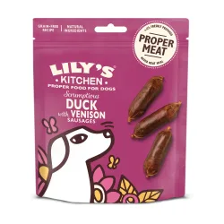 Lily's Kitchen Würstchen - 70 g Ente & Hirsch