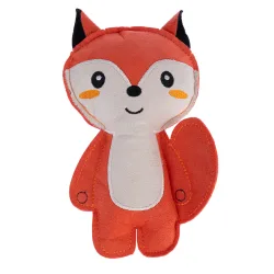TIAKI Hundespielzeug Squeaky Fuchs - L 19 x B 12 x H 4 cm