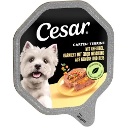Megapack Cesar Schale 28 x 150 g - Geflügel, Gemüse und Reis