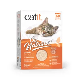 Catit Go Natural Katzenstreu mit Vanilleduft - 5,6 kg (2 x 2,8 kg)