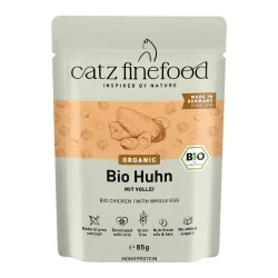 catz finefood Bio 12 x 85 g - No.505 Bio-Ente