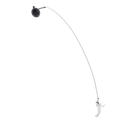 zooplus Basics Interaktives Katzenspielzeug 4-in-1 - Teaser 95 cm, 4 Spielzeuge 15 cm