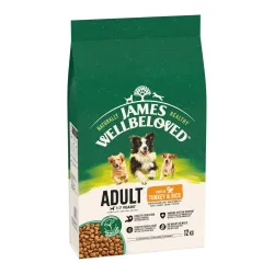 James Wellbeloved Adult Dog Hypoallergenic Truthahn & Reis - Sparpaket: 2 x 12 kg