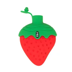 TIAKI Welpenspielzeug Erdbeere - L 11,5 x B 9,5 x H 4 cm