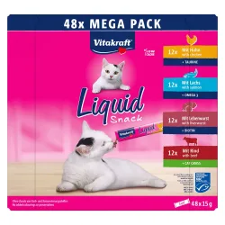 Vitakraft Liquid Snack Mega Pack 48x15g MSC