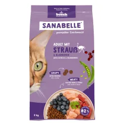 Sanabelle Adult mit Strauss & Blaubeeren - 2 kg