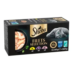 Sheba Filets 6 x 60 g - Mixpaket I (3 Sorten)