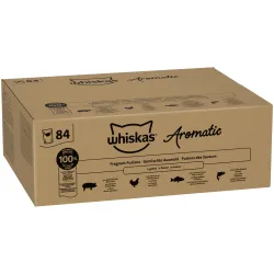 Whiskas 1+ Adult Beutel 84 x 85 g - Duftende Fusion in Sosse