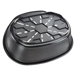 Ferplast Korb Siesta Deluxe schwarz - Grösse 8: L 82 x B 59,5 x H 25 cm