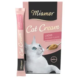 Miamor Cat Snack Lachs-Cream - 6 x 15 g