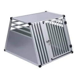 Autohundebox AluRide - Grösse L: B 80 x T 92 x H 65 cm