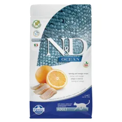 Farmina N&D Ocean getreidefrei Hering und Orange Adult - 1,5 kg