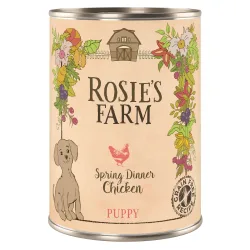 Rosie's Farm Puppy 6 x 400 g - Huhn