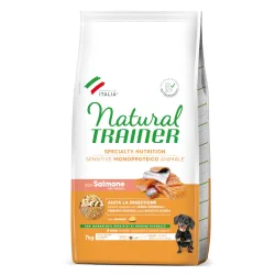 Natural Trainer Sensitive Adult Small & Toy mit Lachs - Sparpaket: 2 x 7 kg