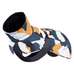 Rukka® Stormy Hundemantel, camouflage - ca. 58 cm Rückenlänge (Grösse 55)