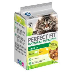 Perfect Fit Natural Vitality Adult 1+ - Huhn und Truthahn (6 x 50 g)