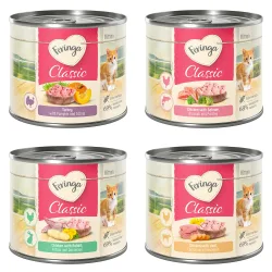 Sparpaket Feringa Classic Meat Menü Kitten 24 x 200 g - Mixpaket 2 (4 Sorten)