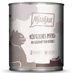 MjAMjAM 6 x 800 g - köstliches Pferd an gedämpftem Kürbis