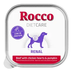 Rocco Diet Care Renal Rind mit Hühnerherzen & Kürbis Schale 150 g - 20 x 150 g