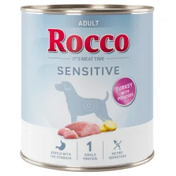 Rocco Sensitive 6 x 800 g - Neue Rezeptur - Truthahn mit Kartoffeln