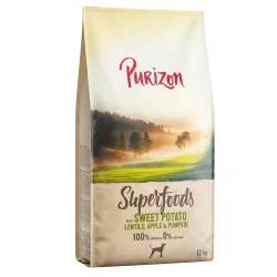 Purizon Superfoods Veggie Süsskartoffeln mit Linsen, Apfel & Kürbis - Sparpaket: 4 x 1 kg