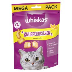Whiskas Knuspertaschen Mega Pack 180g Huhn und Käse