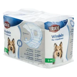 Trixie Windeln für Hündinnen - Grösse S-M: 28-40 cm, 12 Stück