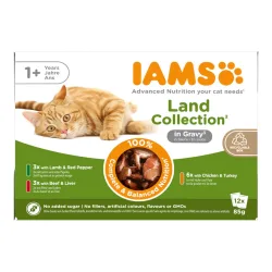 IAMS Advanced Nutrition Adult Land Mix in Sauce - Sparpaket: 48 x 85 g