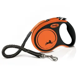 flexi Xtreme Gurt-Leine orange, 5 m - S: bis 20 kg