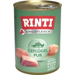 RINTI Singlefleisch 24 x 400 g - Exclusive Geflügel pur