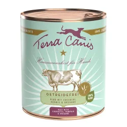 Sparpaket Terra Canis getreidefrei 12 x 800 g - Rind mit Zucchini, Kürbis & Oregano