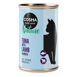 Sparpaket Cosma Nature 12 x 140 g - Thunfisch mit Lamm