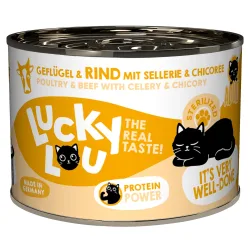 Sparpaket Lucky Lou Adult 24 x 200 g - Sterilized Geflügel & Rind