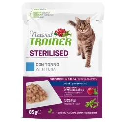 Natural Trainer Adult Sterilised  - 12 x 85 g Truthahn