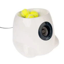 Nomad Tales Bloom automatischer Tennisball-Werfer - Passende Mini-Ersatz-Tennisbälle, 4er Set, Ø 5 cm
