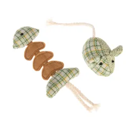 Modern Living Glasgow Katzenspielzeug-Set Fischgräte - 2er Pack
