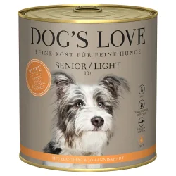 Sparpaket Dog´s Love Senior/Light 24 x 800 g - Pute