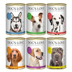 Dog´s Love Adult 6 x 400 g - Mix (6 Sorten)