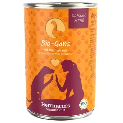 Herrmann's Classic Menü / Bio-Menü 6 x 400 g - Bio-Gans mit Bio-Buchweizen