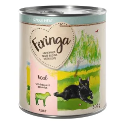 Feringa Single Meat Menü 12 x 800 g - Kalb mit Brokkoli & Löwenzahn