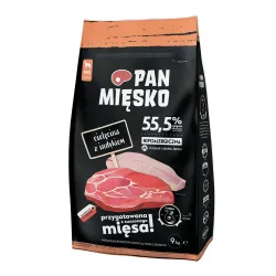 Pan Mi?sko Medium Kalb mit Truthahn - 9 kg