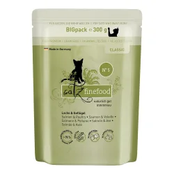 Sparpaket catz finefood 24 x 300 g - Lachs & Geflügel