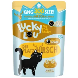 Sparpaket Lucky Lou Adult 24 x 300 g - Geflügel & Hirsch