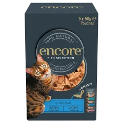 Sparpaket Encore Cat Gravy Pouch Mixpaket 20 x 50 g - Hühnchen-Auswahl (3 Sorten)