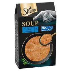 Sparpaket 40 x 40 g Multipack Sheba Classic Soup Frischebeutel - mit Thunfisch