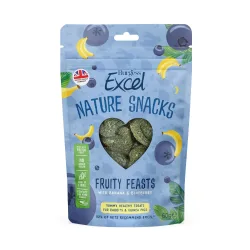 Burgess Excel Nature Snacks Fruity Feasts - 60 g
