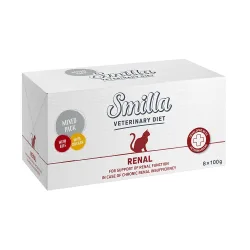 Smilla Veterinary Diet Mixpaket 8 x 100 g  - Urinary: Pute + Kalb