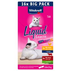 Vitakraft Liquid Snack Multipack mit Huhn und Rind 16x15 g