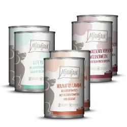Sparpaket MjAMjAM Adult Hund 24 x 400 g - Mixpaket II (3 Sorten)